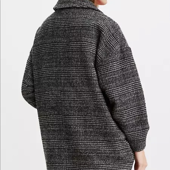 Sold. NWT Levi’s Wool Blend Cocoon Coat Size Small - Picture 9 of 14